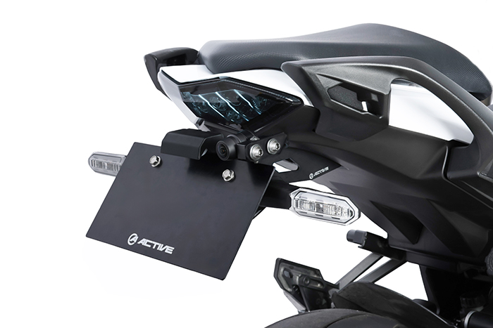 Ninja1100SX用ACTIVEフェンダーレスキットの装着例